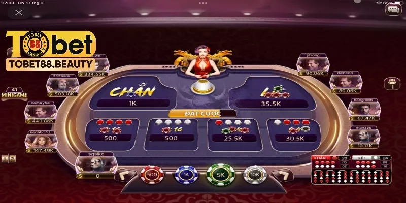 Game xóc đĩa tứ linh tại nhà cái TOBET88